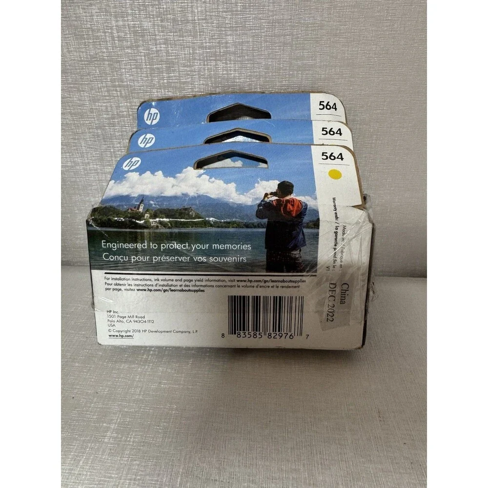 HP 564 Yellow ink. Factory sealed in box Set Of 3